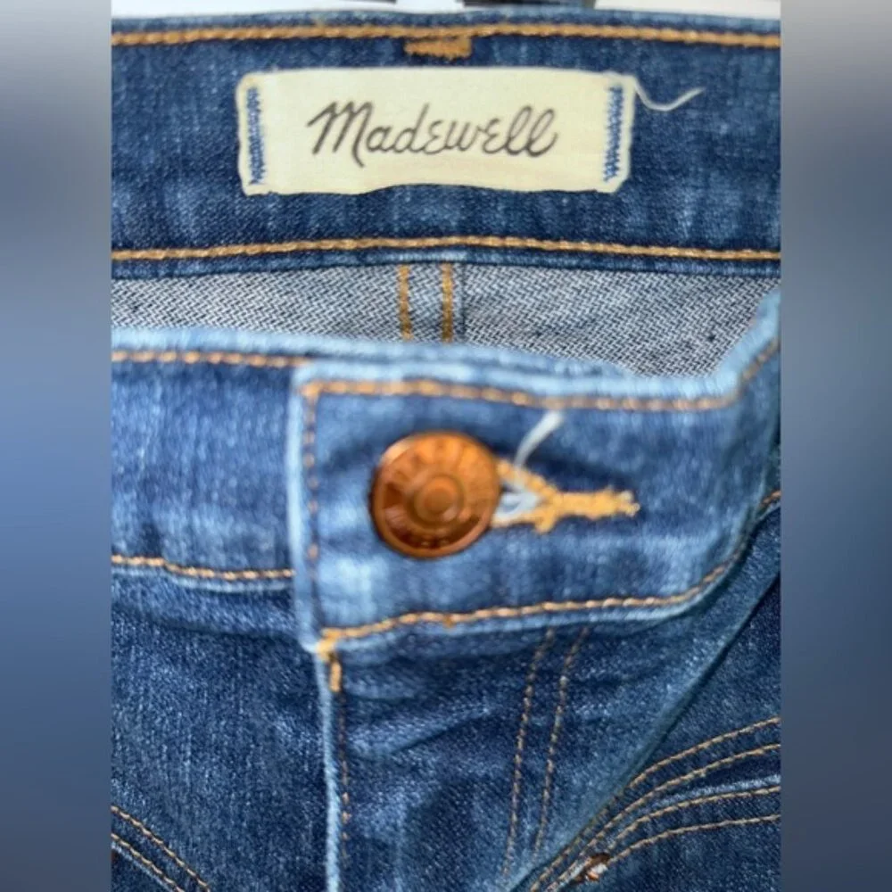 Madewell Blue denim Skinny Flare Jeans size 26 - Picture 3 of 5